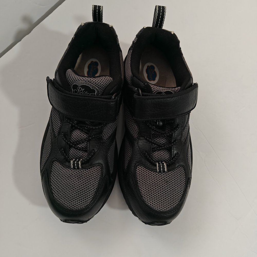 Dr. Comfort Kids Black and Gray Sneakers
